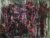 Лена Мальцева. Ocimum. 2018. Картон, тушь. Фоторепродукция Татьяны Шепелевой