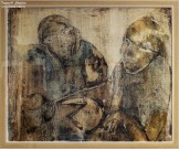 Лена Мальцева. Воскресный пирог. 2008. Картон, тушь. Из коллекции К. Пьянова. Фоторепродукция Татьяны Шепелевой