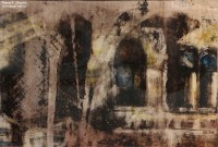 Лена Мальцева. Исчезающий город II. 2018. Картон, тушь. Фоторепродукция Татьяны Шепелевой