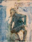 Лена Мальцева. Тонюшка. 2008. Картон, тушь. Фоторепродукция Татьяны Шепелевой