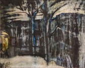 Лена Мальцева. Синий и желтый. Переулок Плотничий. 2018. Картон, тушь. Из коллекции И. Софронова. Фоторепродукция Татьяны Шепелевой