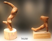 Михаил Матюшин. Корневая скульптура. Начало 1920-х. Дерево (сосна). Музей органической скульптуры. Коломна. Фото Татьяны Шепелевой