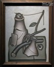 Дмитрий Краснопевцев. Разбитый кувшин, камни и ветка. 1990.  Оргалит, масло. ГМИИ им. А.С. Пушкина. Москва. Фоторепродукция Татьяны Шепелевой