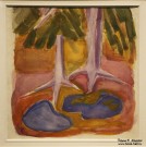Елена Гуро. Корни. 1912. Бумага, акварель. Собрание Марины и Бориса Молчановых. Москва. Фоторепродукция Татьяны Шепелевой