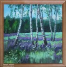 Наталья Сочкова. Берёзки. Холст, масло. 2024. Фоторепродукция Татьяны Шепелевой