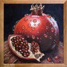 Наталья Сочкова. Рубиновые капли. Холст, масло. 2024. Фоторепродукция Татьяны Шепелевой