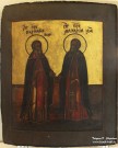 Икона Варнавы Ветлужского и Макария Унженского. XVIII век. Варнавинский историко-художественный музей. Фоторепродукция Татьяны Шепелевой