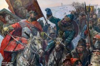 Сафронова И.В. 1612. В поход за Русь. Фрагмент. Холст, масло. 2012. Фоторепродукция Татьяны Шепелевой