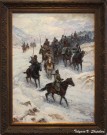 Чагадаев А.С. Переход русской армии через Балканы. Холст, масло. 2009. Фоторепродукция Татьяны Шепелев