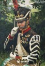 Трошин С.Н. Барабарщик гренадёрского полка. Фрагмент. Холст, масло. 2009. Фоторепродукция Татьяны Шепелевой
