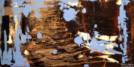 Лу Линь. Лестница в небеса. 2021. Холст, масло. Фоторепродукция Татьяны Шепелевой
