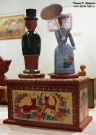 Наталья Приваловская. Игрушка ''Карусель''. 2 фигуры. Фото Татьяны Шепелевой. 2024 год