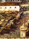 Марина Александровна Новосельская (род. 1978). Сибирская пристань. Нижний Новгород. Фрагмент. 2024. Фоторепродукция Татьяны Шепелевой