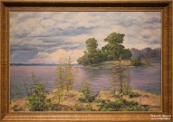 Николай Ростовцев. После грозы. 2007. ДВП, масло. Фоторепродукция Татьяны Шепелевой