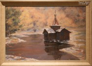 Николай Ростовцев. Дивеево. 2006. ДВП, масло. Фоторепродукция Татьяны Шепелевой