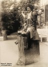 Франц Алексеевич Рубо в черкесском костюме, 1920-е годы