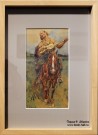 Франц Рубо. Всадник с гитарой. 1990-е гг. Бумага, акварель, гуашь. Фоторепродукция Татьяны Шепелевой