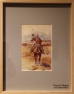 Франц Рубо. Царский сокольник. 1897. Бумага, акварель, белила. Фоторепродукция Татьяны Шепелевой