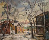 Сергей Сорокин. Ушедшая Нижегородчина. 2019. Холст, масло