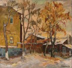 Сергей Сорокин. Завтра зимний месяц. 2018. Холст, масло