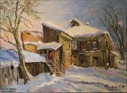 Сергей Сорокин. Пока еще жива старушка. 2022. Холст, масло