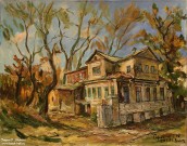 Сергей Сорокин. Ул. Гоголя, дом 8. 2024. Холст, масло