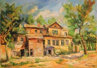 Сергей Сорокин. Дом, которого нет. 2023. Холст, масло