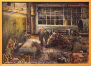 Сергей Сорокин. Мясокомбинат. 1988. Холст, масло