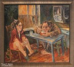 Сергей Сорокин. Обед. 1993. Холст, масло