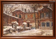 Сергей Сорокин. Переулок Мельничный. 1998. Холст, масло