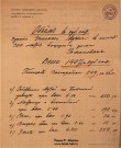Ф.О. Шехтель. Проект НГЗМ. 1914. Записка по объему здания. Авторская рукопись. Бумага, тушь