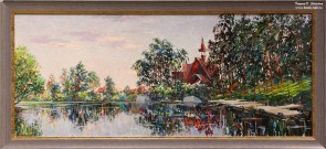 Виктор Сторожев. Утро в затоне. 2022. Холст, акрил, масло Виктор Сторожев. Утро в затоне. 2022. Холст, акрил, масло