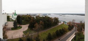 Вид на территорию кремля с Соборной колокольни Нижегородского кремля. 2 октября 2025 года. Фото Татьяны Шепелевой