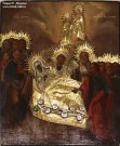  Успение Пресвятой Богородицы. XIX в. Дерево, масло, металл, оклад, риза, камни, позолота