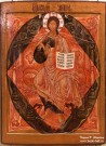 Господь Вседержитель, XVIII в. Дерева, паволока, левкас, темпера