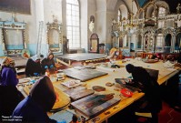 Реставрационные работы в мастерской Архитектурно-реставрационного центра при Нижегородской епархии Русской Православной Церкви «Зодчий»