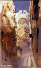 Алексей Мясников. Таррагона. Готика. 2010. Бумага, гуашь
