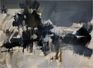 Алексей Мясников. Зимние сумерки. 2015. Бумага, гуашь