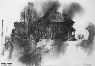 Алексей Мясников. Воскресенское. 2025. Бумага, уголь