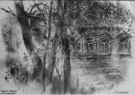 Алексей Мясников. Галибиха. 2023. Бумага, уголь