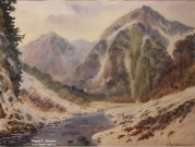 Иван Ворожейкин. Горная речка. 2015. Бумага, акварель