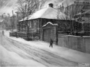 Иван Ворожейкин. Домик Каширина. 2023. Бумага, карандаш