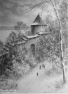 Иван Ворожейкин. В Нижегородском кремле. 2021. Бумага, карандаш