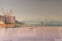 Иван Ворожейкин. Мост. 2021. Бумага, акварель