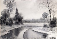 Иван Ворожейкин. Без названия. 2025. Бумага, акварель