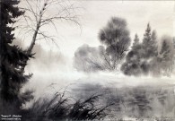 Иван Ворожейкин. Без названия. Бумага, акварель. 2025