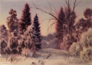 Иван Ворожейкин. Без названия. Бумага, акварель. 2025