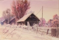 Иван Ворожейкин. Без названия. Бумага, акварель. 2025