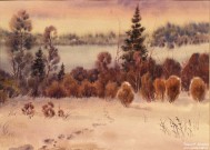 Иван Ворожейкин. Без названия. Бумага, акварель