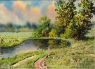 Иван Ворожейкин. Без названия. Бумага, акварель. 2024